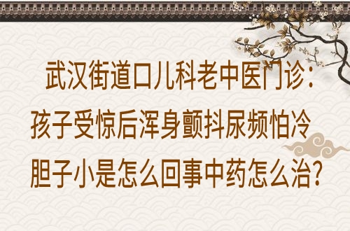 武汉街道口儿科老中医门诊：孩子受惊后浑身颤抖尿频怕冷胆子小是怎么回事中药怎么治？