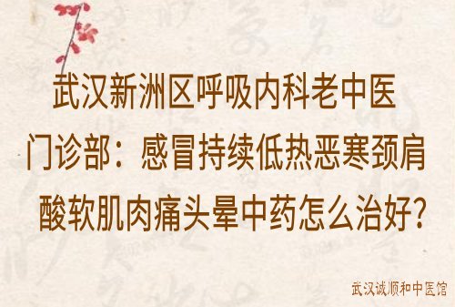 武汉新洲区呼吸内科老中医门诊部：感冒持续低热恶寒颈肩酸软肌肉痛头晕中药怎么治好？