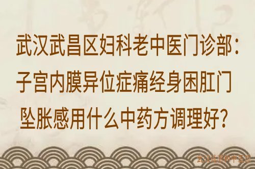 武汉武昌区妇科老中医门诊部：子宫内膜异位症痛经身困肛门坠胀感用什么中药方调理好？