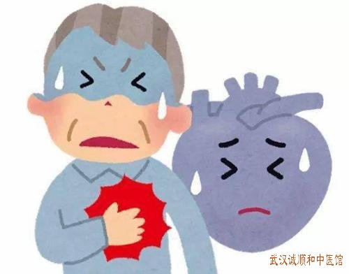武汉中建广场附近有个中医内科门诊：老年人心前区闷痛放射至肩背部神疲乏力怎么调？