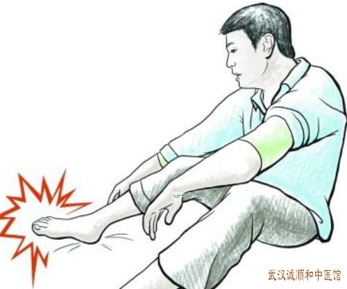 武汉烽火村附近风湿免疫科中医门诊：老年人痛风关节红肿热痛活动受限伴有发热怎么调？