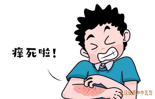 武汉中南路看皮肤病中医怎么样？全身皮疹色暗红鳞屑干燥细碎皮肤容易破裂出血中医怎么调？